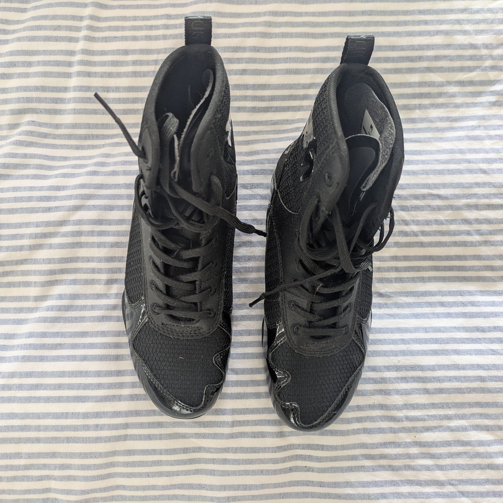 Black High-Top Sneakers